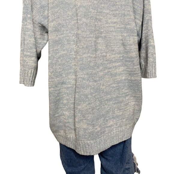 Vintage Venezia Light Blue Half Sleeve Sweater Size 2X - Picture 9 of 9